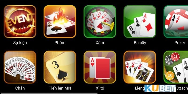 Game bài Kubet là sảnh game được nhiều người chơi yêu thích