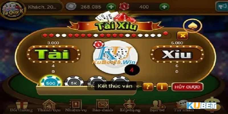 Lợi ích tham gia tài xỉu Kubet