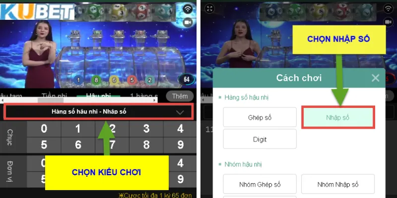 Bạn chỉ cần đăng nhập vào tài khoản Kubet để bắt đầu chơi